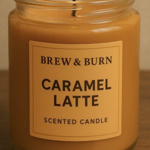 Caramel Latte Scented Candle